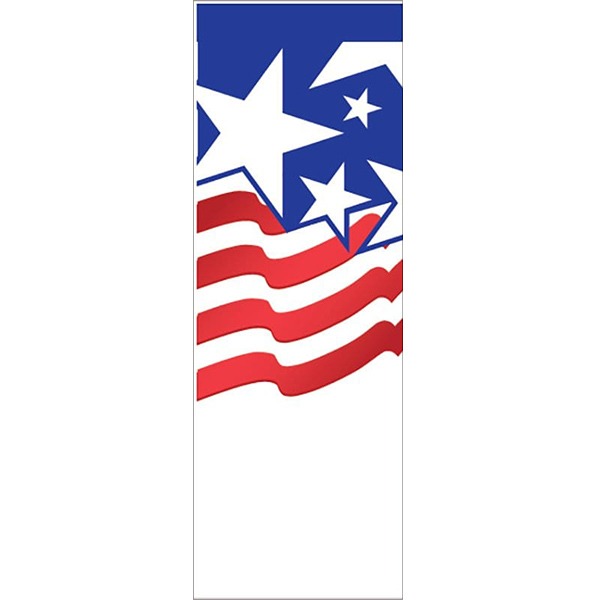 White USA Flag