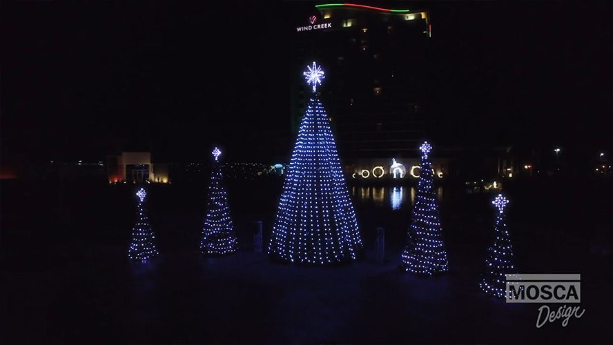 Music Synchronized Holiday Light Show by Mosca Design