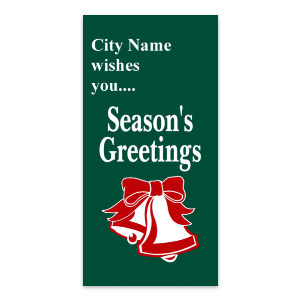 Red Framed White Bells