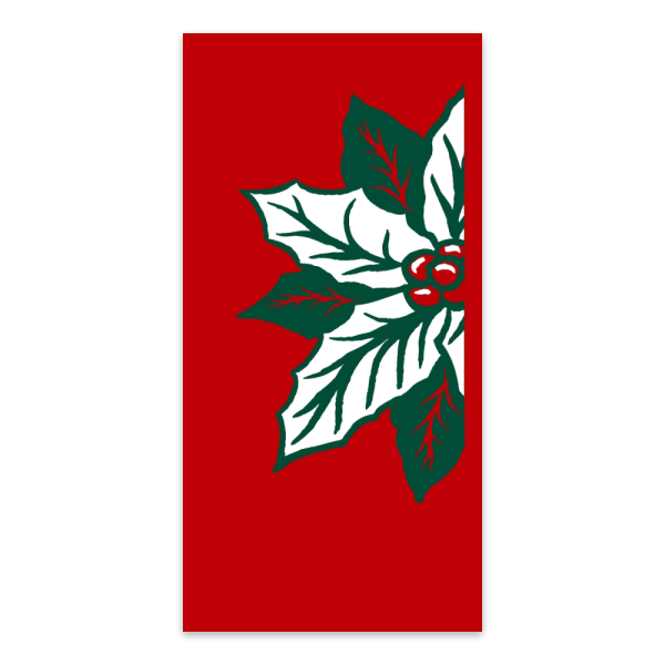 Right Single Poinsettia