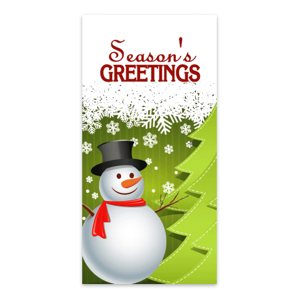 Season's Greetings with Frosty