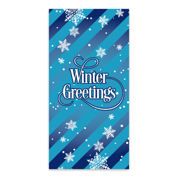 Winter Greetings Snowfall