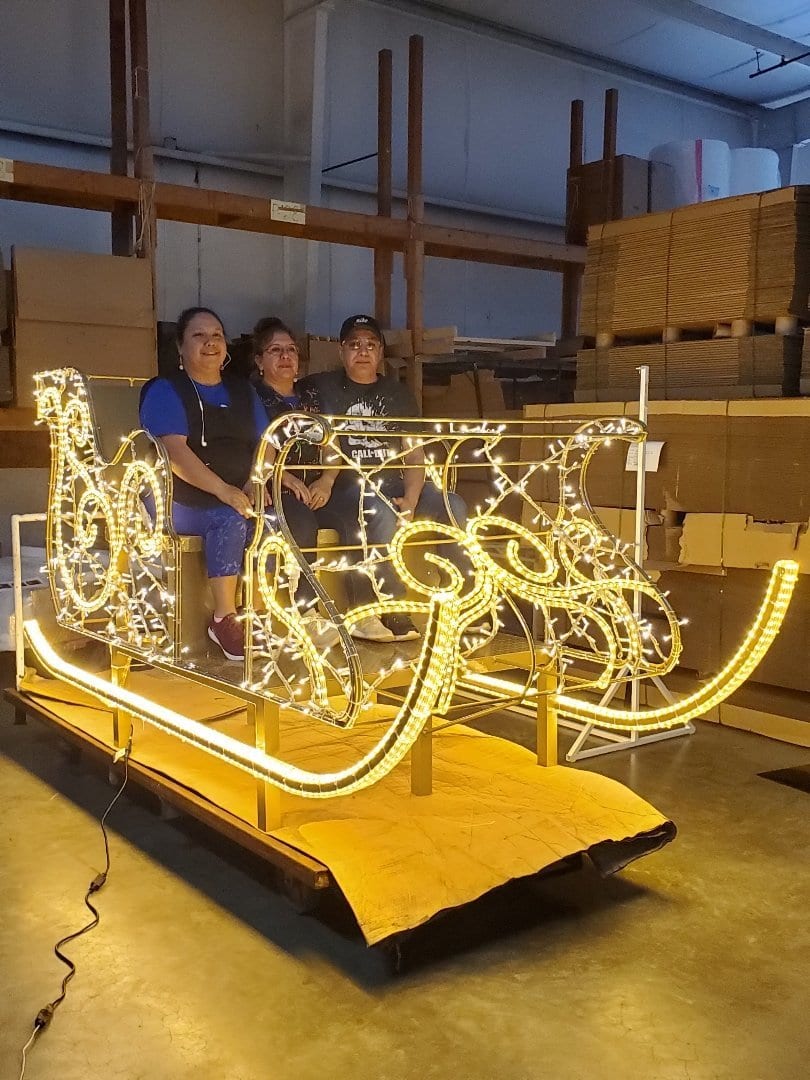 Interactive Sleigh in Lights - Image 4