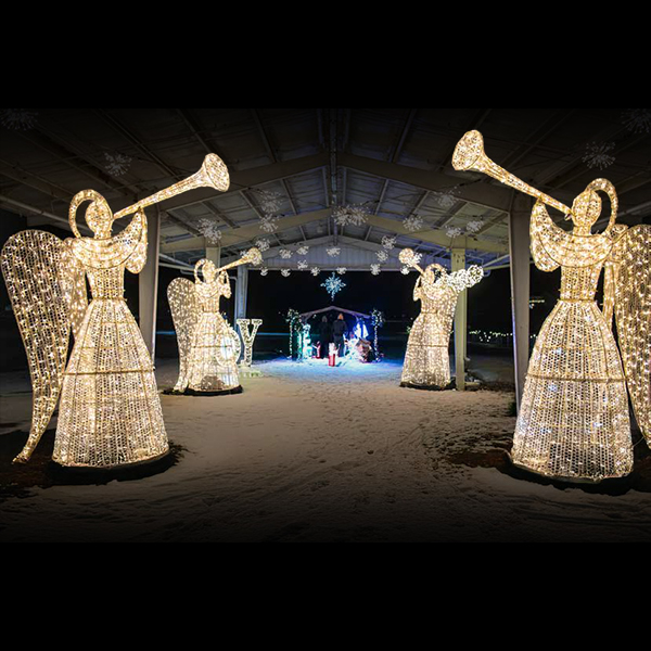 3D Trumpeting Angels