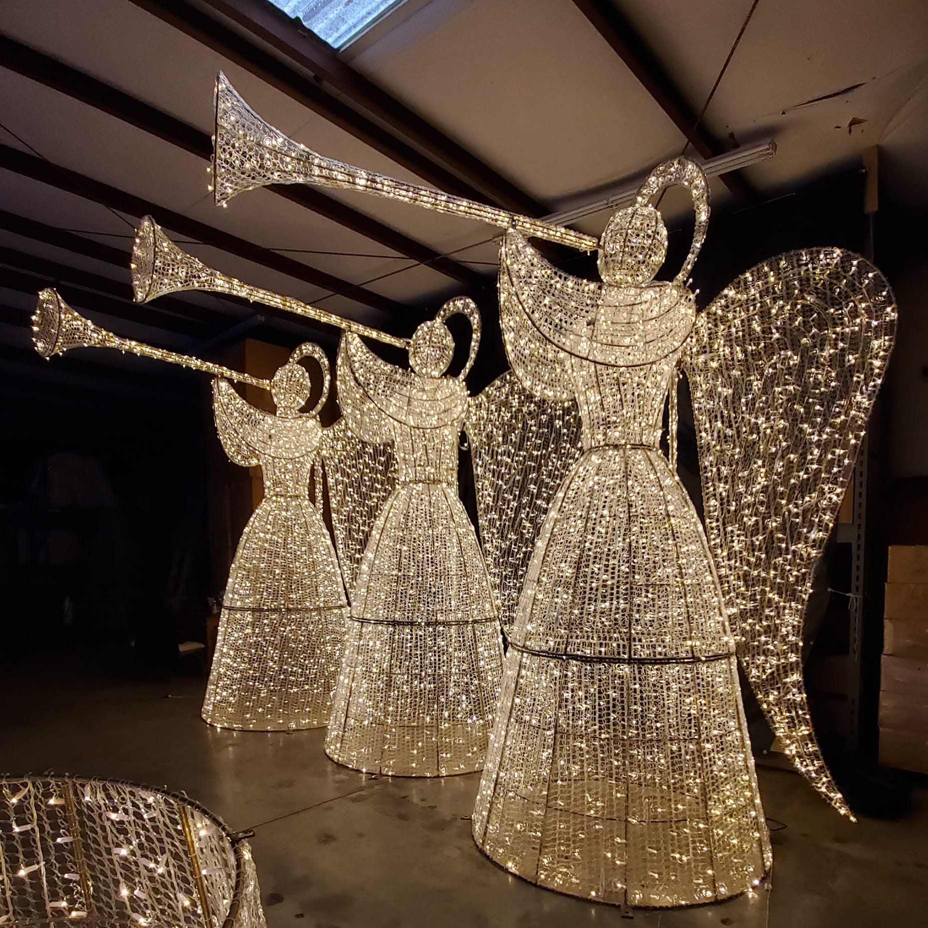 3D Trumpeting Angels