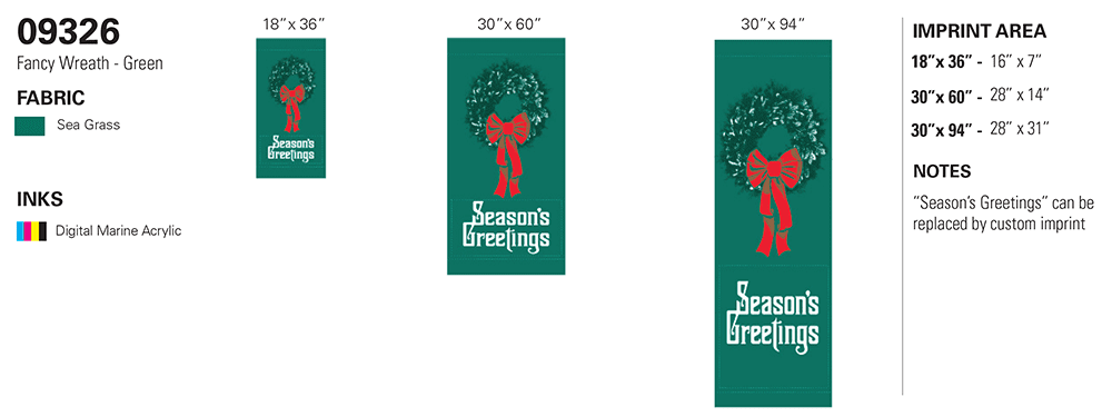 fancy wreath green 09326 recipe reduced