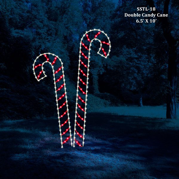 DOUBLE CANDY CANE - 6 ½’ ft. x 10′ ft.