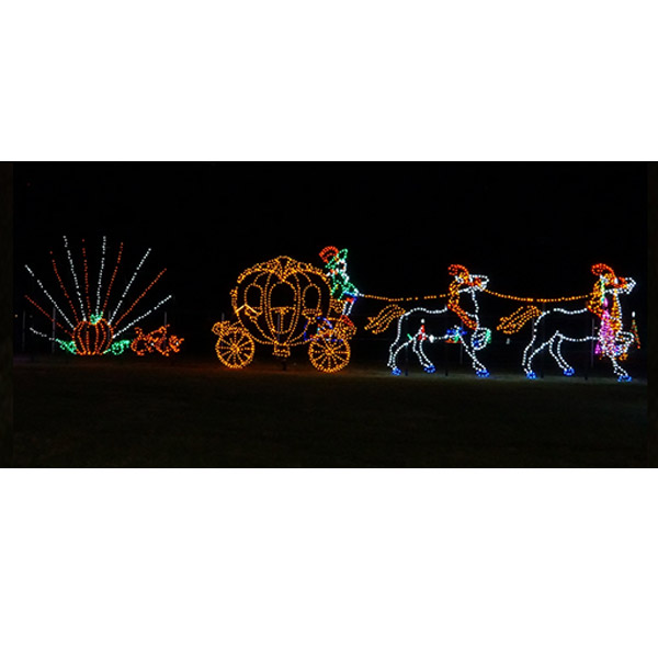 CINDERELLA’S COACH (animated) entire display