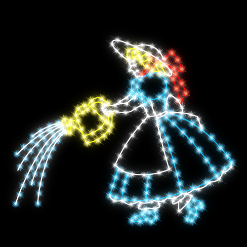 GIRL With WATERING CAN