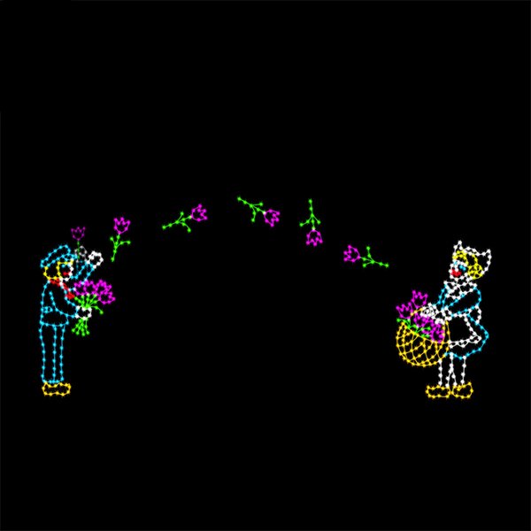 DUTCH BOY AND GIRL TULIP TOSS (animated)