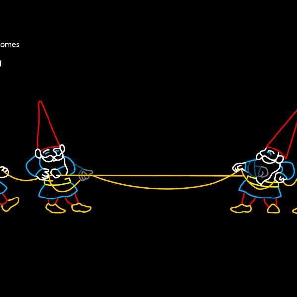 TUG-OF-WAR GNOMES (animated)