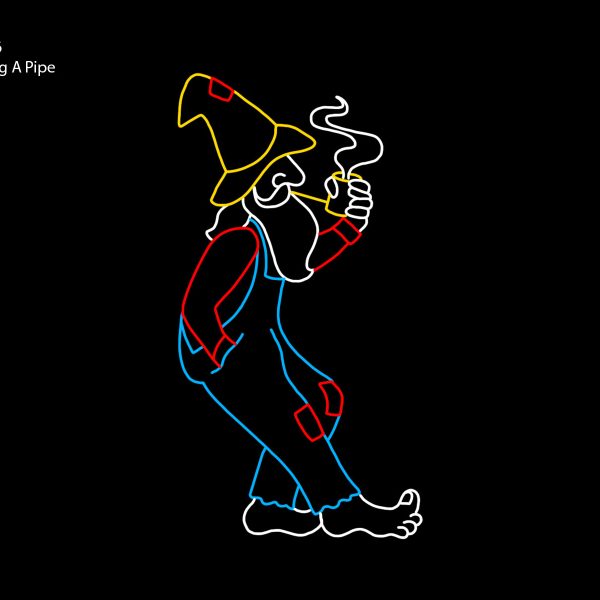 HILLBILLY SMOKING A PIPE