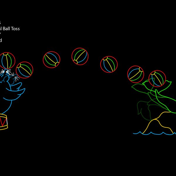 MERMAID & SEAL BALL TOSS (animated)