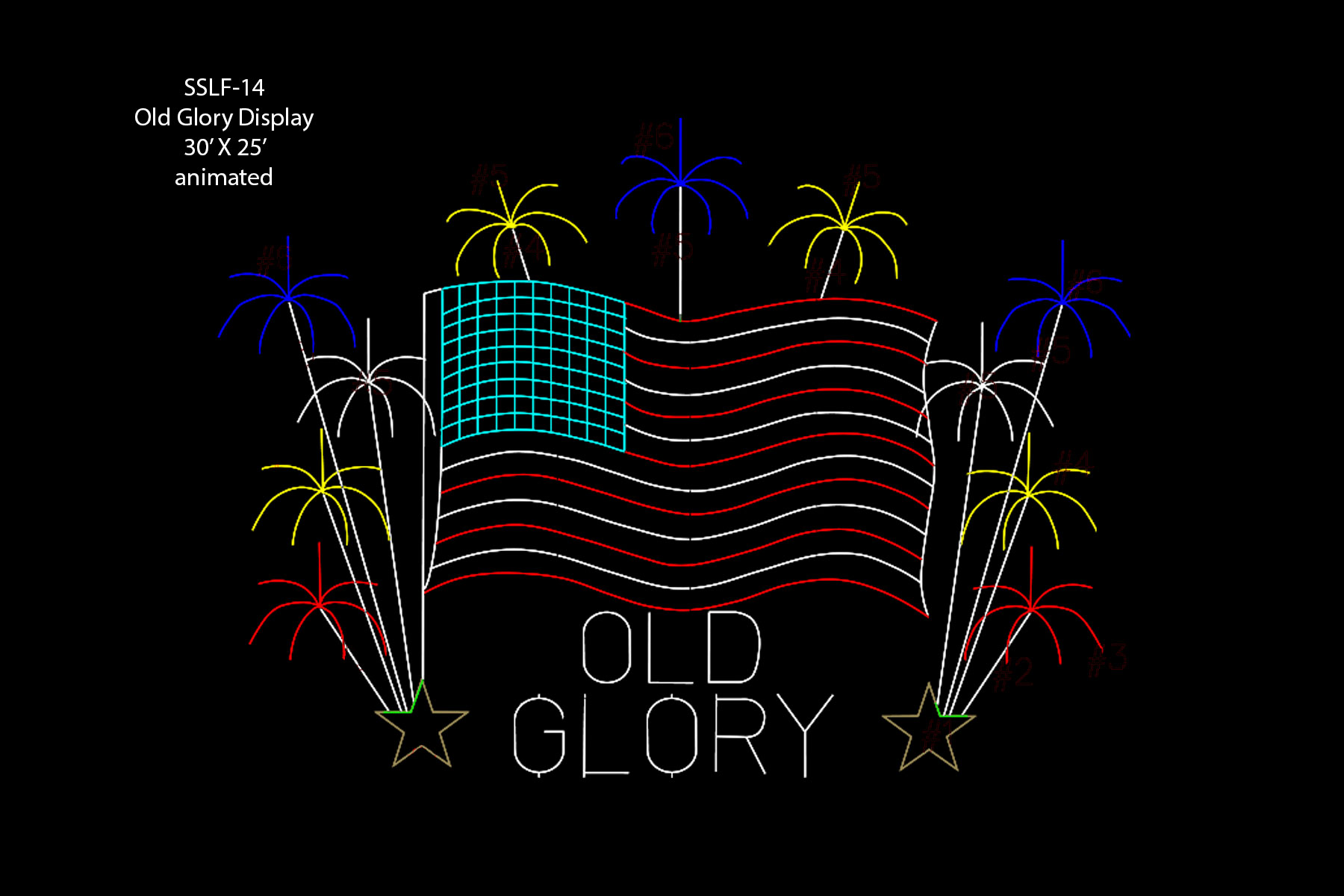 OLD GLORY NON-ANIMATED