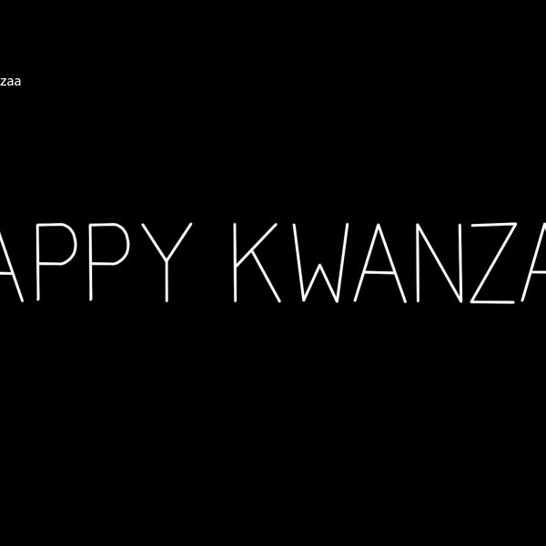 HAPPY KWANZAA SIGN