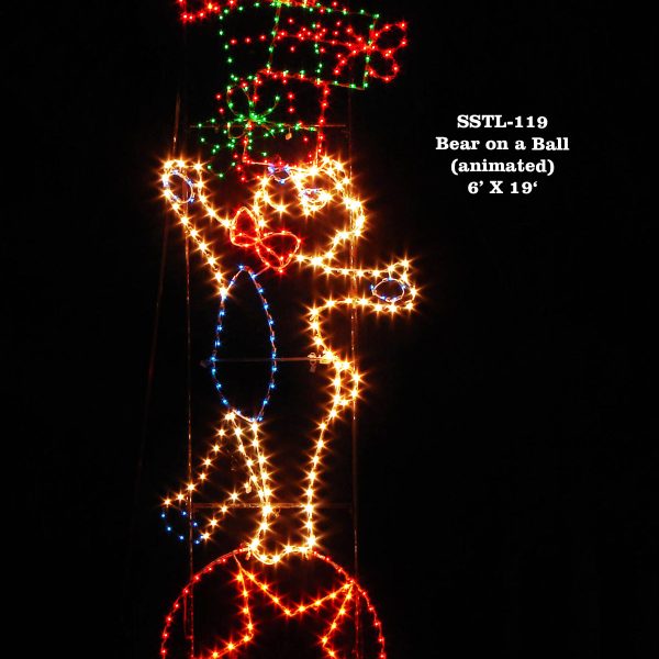 BEAR ON A BALL (animated)