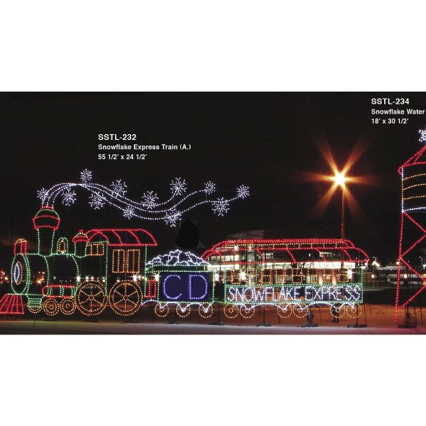 SNOWFLAKE WATER TOWER (animated)