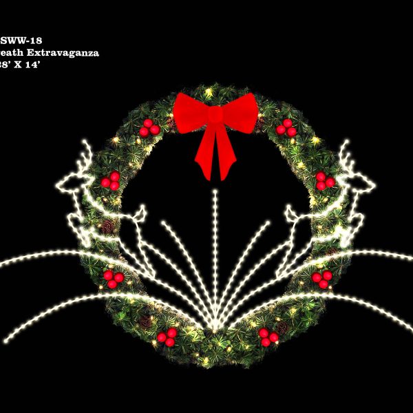 REINDEER WREATH EXTRAVAGANZA