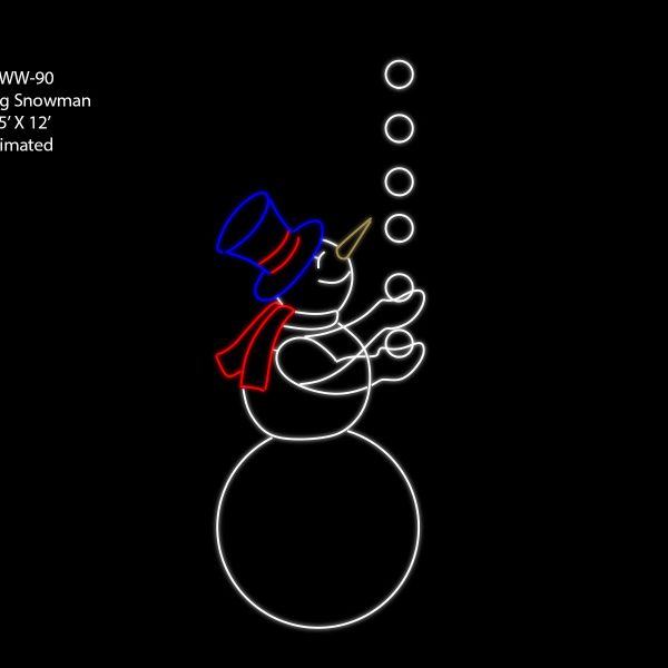 JUGGLING SNOWMAN (animated)