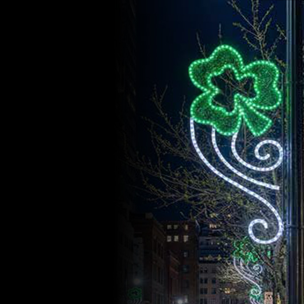 Open Shamrock Pole Mount