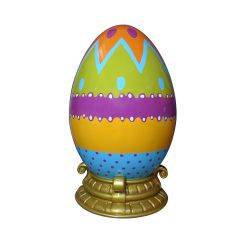 Easter egg with Base 200cm - Orange Top