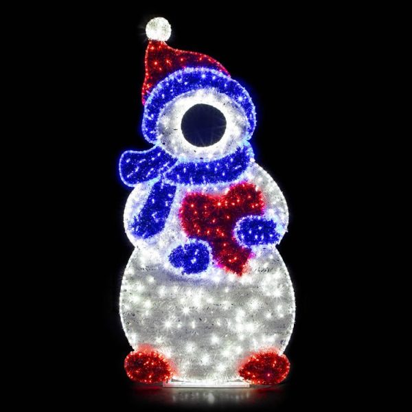 6.5' 2D LED Mother Snowy - Photo Op Display
