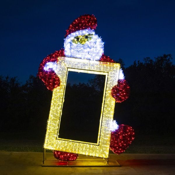 11.9' 3D Santa Photo Frame - Photo Op Display