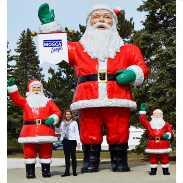 Fiberglass Santa