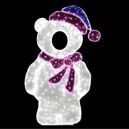 6.5' 2D LED Mother Bear- Photo Op Motif