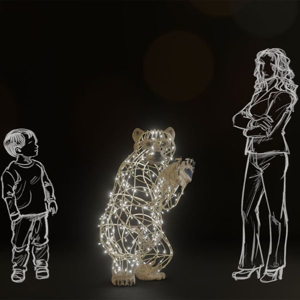 Polar Bear Baby Walking