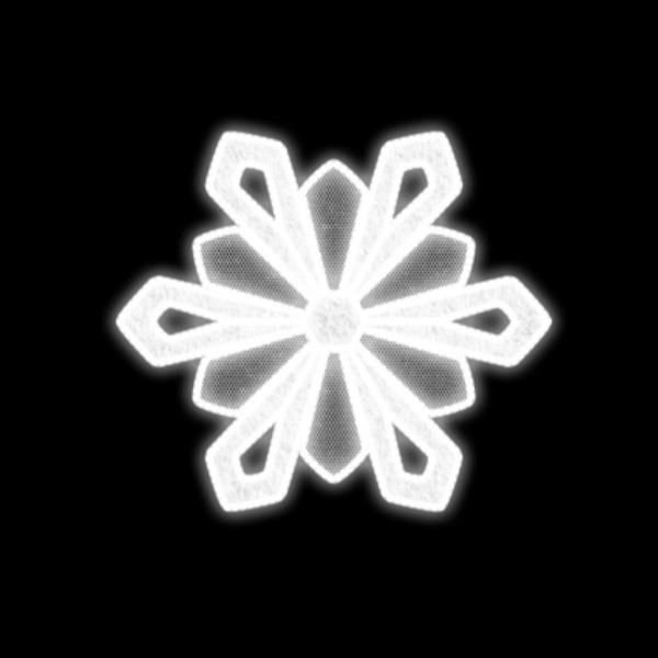 Appalachian Snowflake, 5 ft.