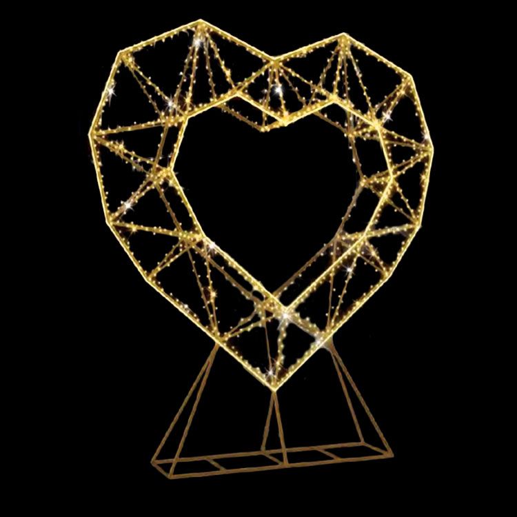 8.2' 3D Valentines Day Heart - Photo Op Display