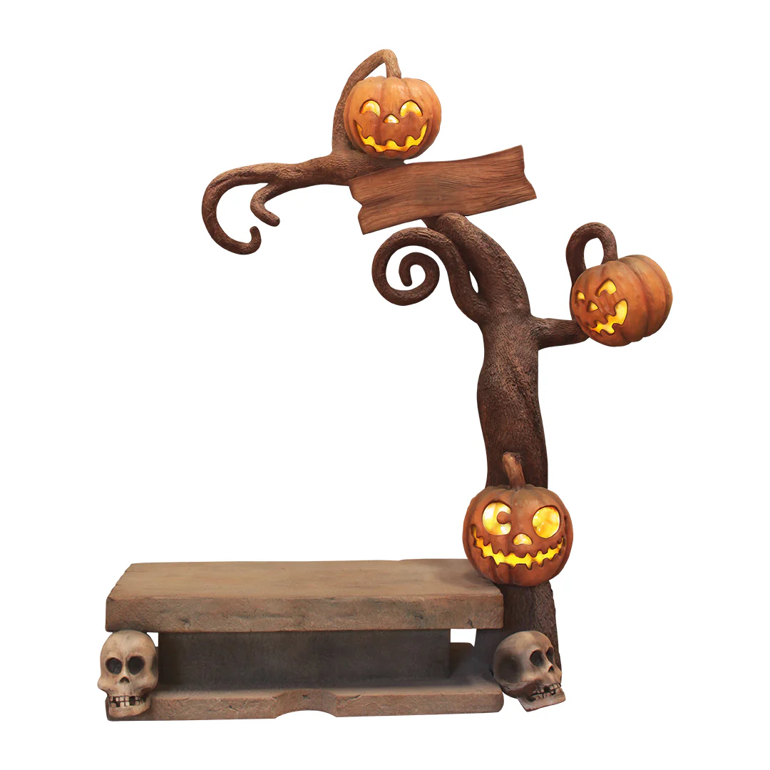 Halloween Tree Bench