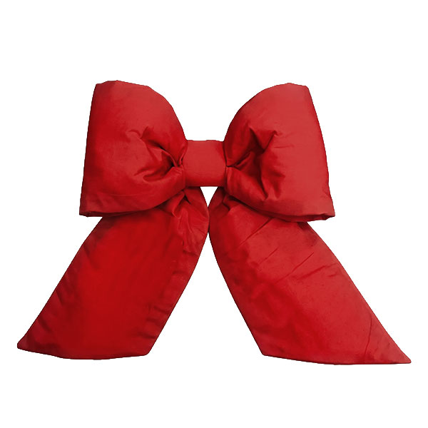 Holiday Red Velvet - 2 Loop Bow