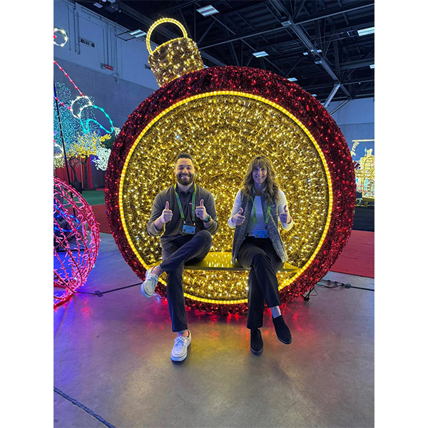 Red/Gold Ornament Bench