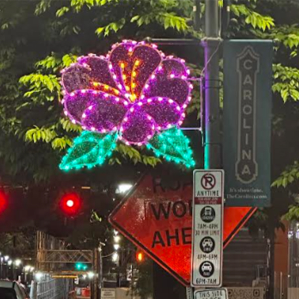 Azalea (Glitter Mesh) - Pole Mount