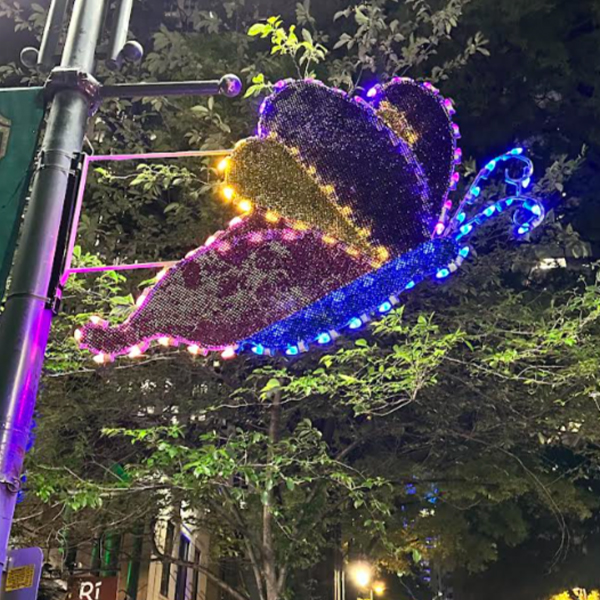 Butterfly (Glitter Mesh) - Pole Mount