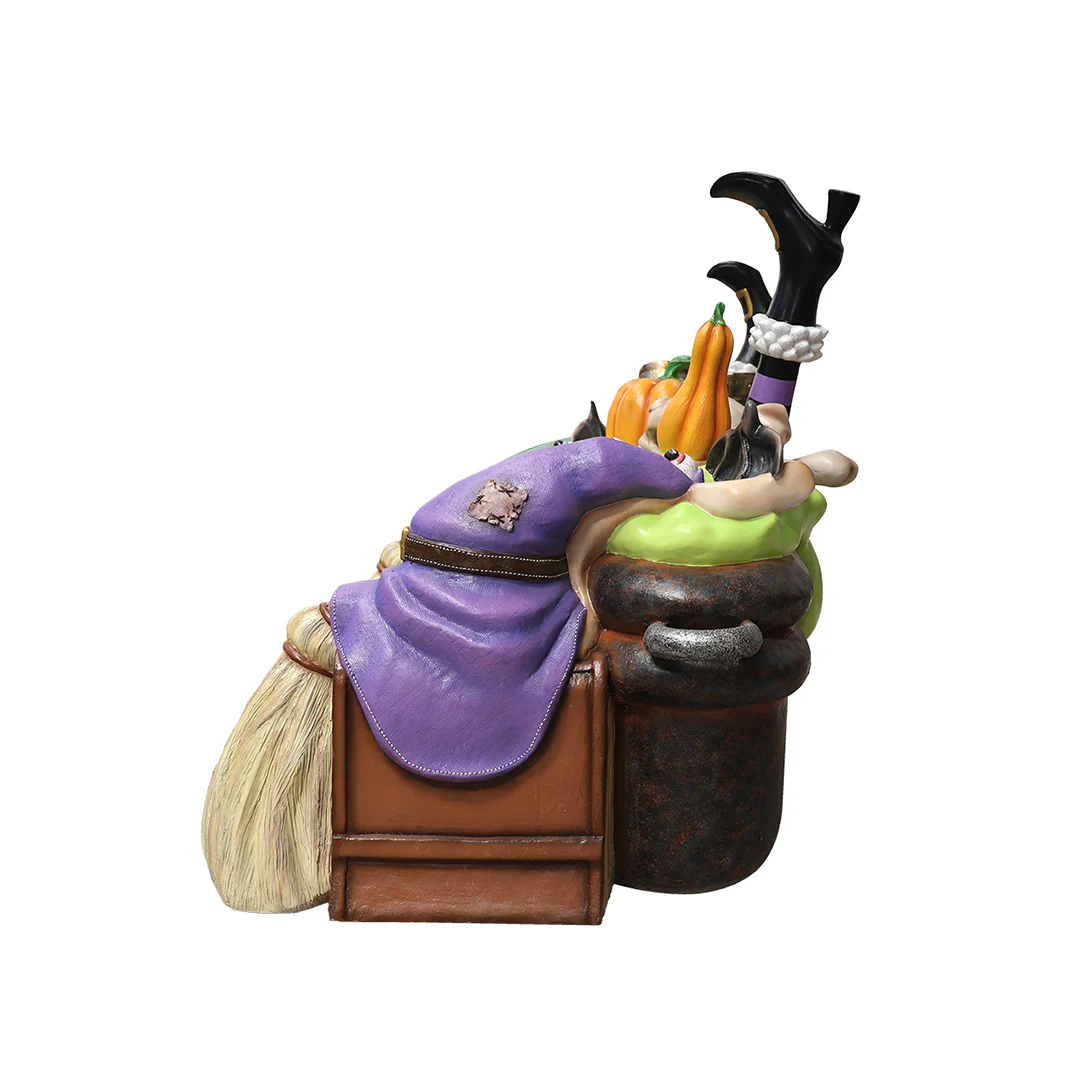 Witch Cauldron Bench - Image 2