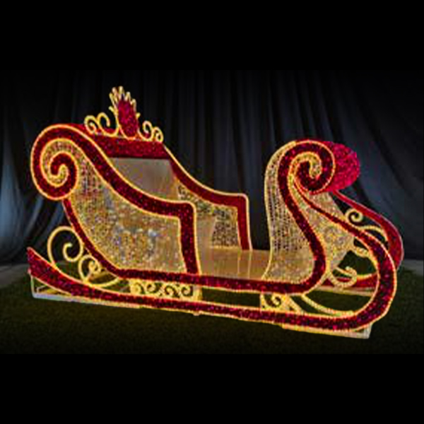 Ultraluxe Holiday Sleigh (Garland & Mesh)