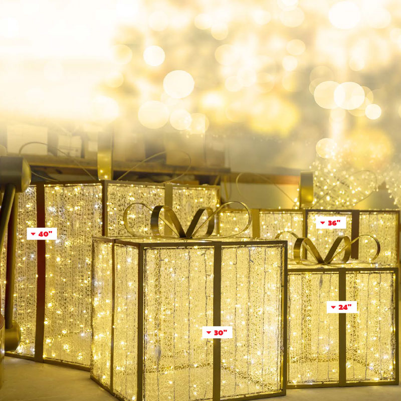 Shimmering Gift Boxes