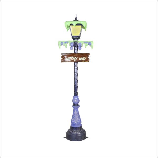 Slimed Witch Lamp Post