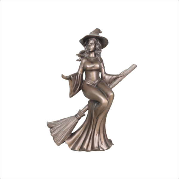 Witch Riding a Broom