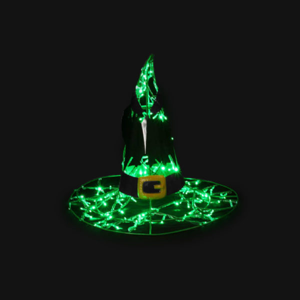 Witch hat "Scream" - Green - Floor standing