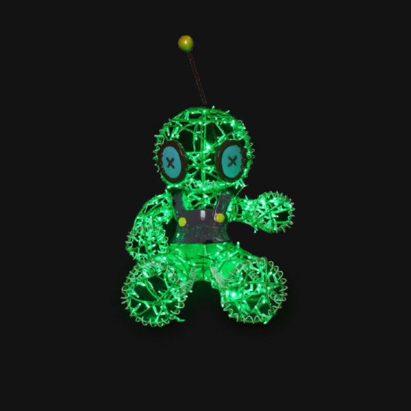 Voodoo boy - Green - Floor standing