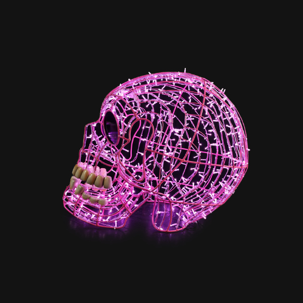 Skull Pink - Pink - Floor standing