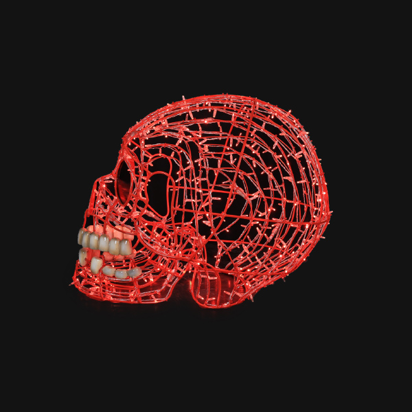 Skull Red - Red - Floor standing