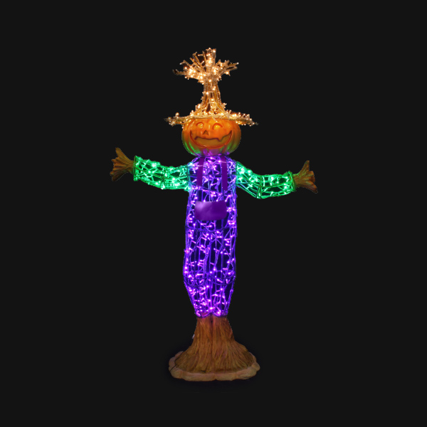 Scarecrow 2 - Green/Purple - Floor standing