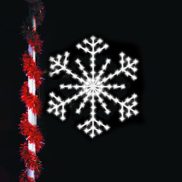 3' Presidential Pure White Snowflake