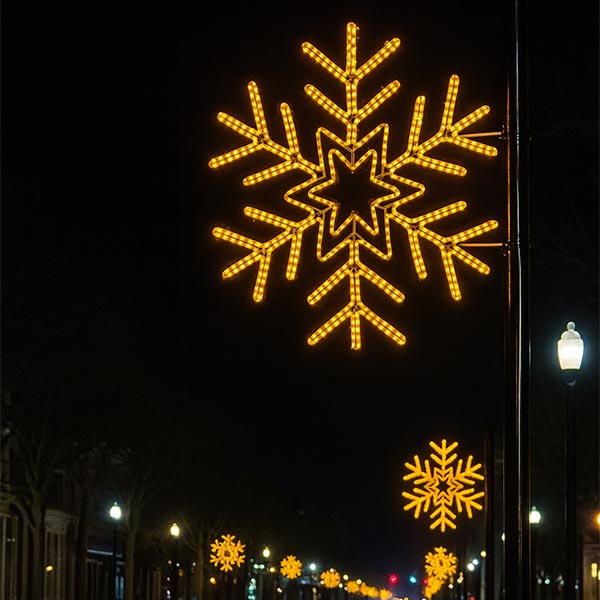 Golden Noel Snowflake