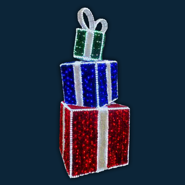 Tilted Stacked Packages